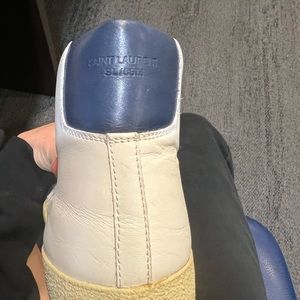 Saint Laurent Signature Court Classic high top lace up Sneaker Leather SL/06M